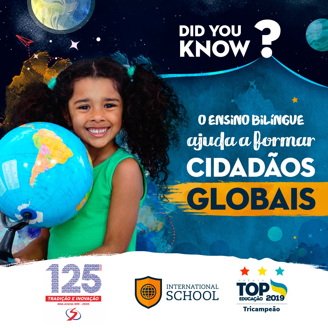 O ensino bilíngue ajuda a formar cidadãos globais